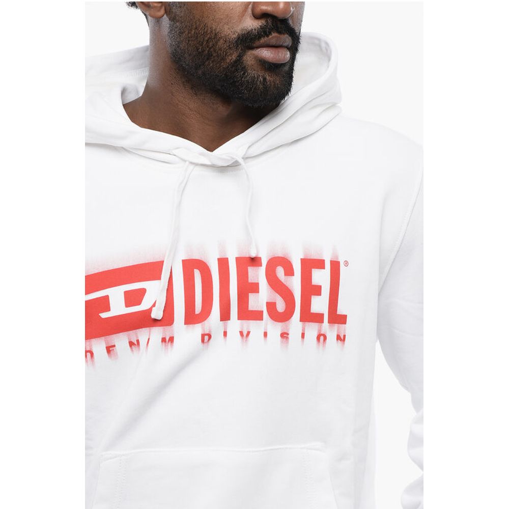 Diesel Cotton Hoodie S-GINN with Gradient Print - Image 3