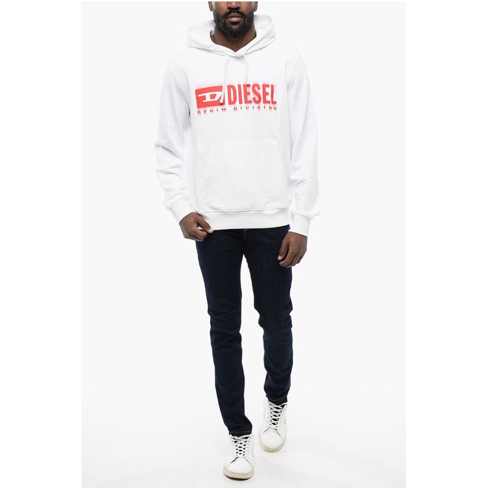 Diesel Cotton Hoodie S-GINN with Gradient Print - Image 4