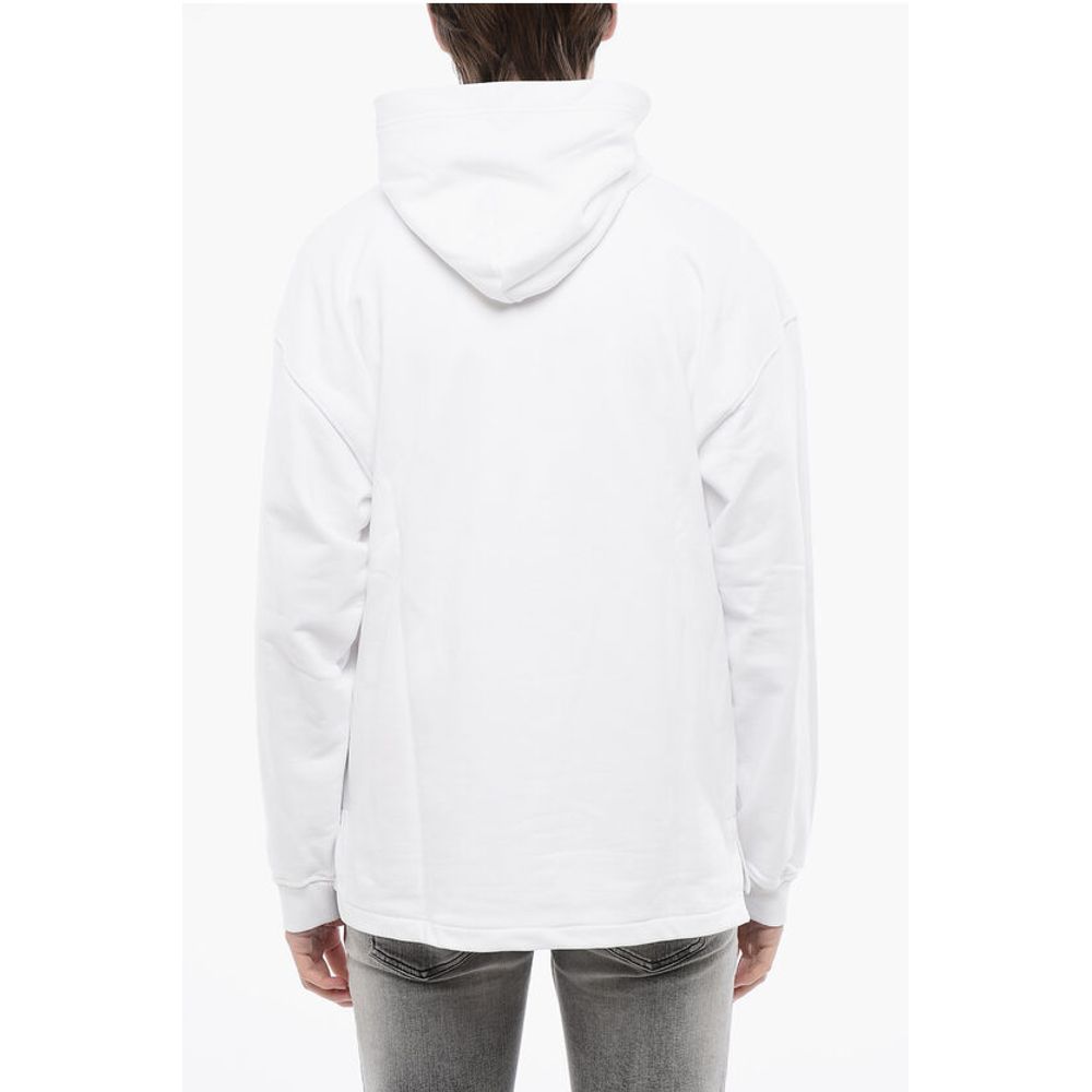 Diesel RED TAG Embroidered S-BAXT Hoodie with Patch Pocket - Image 2