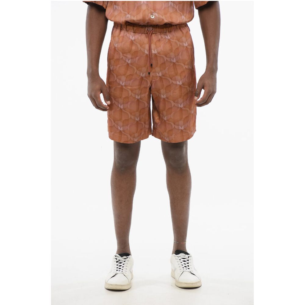 Dries Van Noten Geometric Patterned PIPERI Chiffon Shorts