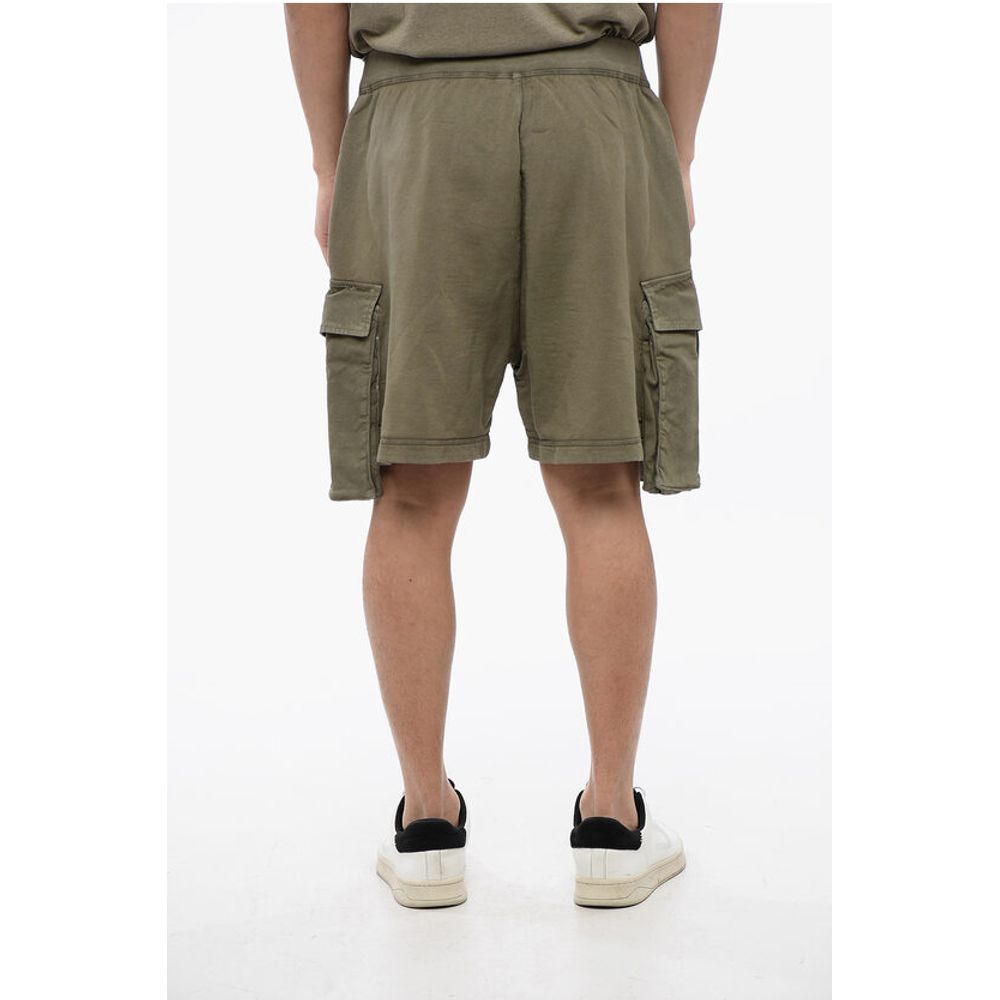 Dsquared² Brushed Cotton Cargo Shorts with Rope Drawstring - Image 2