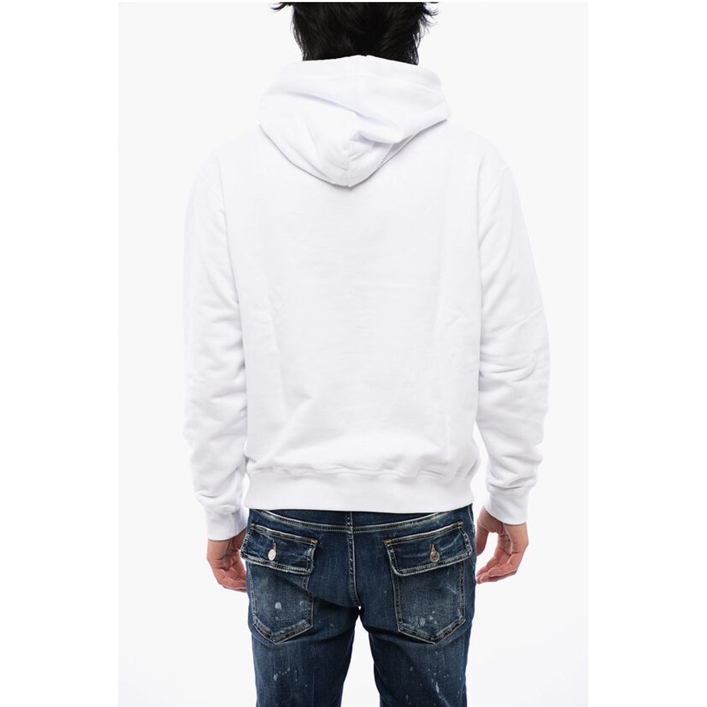 Dsquared² Brushed Cotton D2 JUICY Cool Fit Hoodie - Image 2