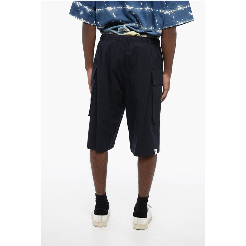 Jil Sander Cotton Cargo Shorts with Rope Drawstring - Image 2