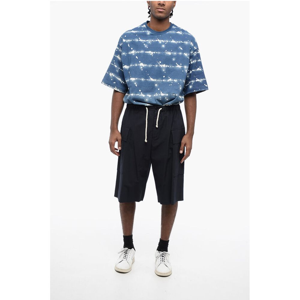 Jil Sander Cotton Cargo Shorts with Rope Drawstring - Image 4