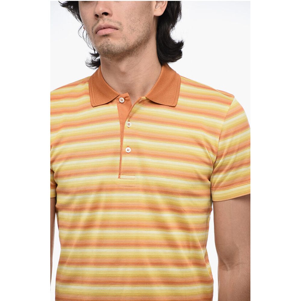 Corneliani ID Striped Short Sleeved Polo - Image 3