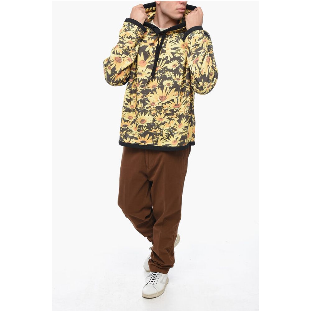 Jil Sander Brushed Cotton FLOWER FIELD Hoodie - Image 4