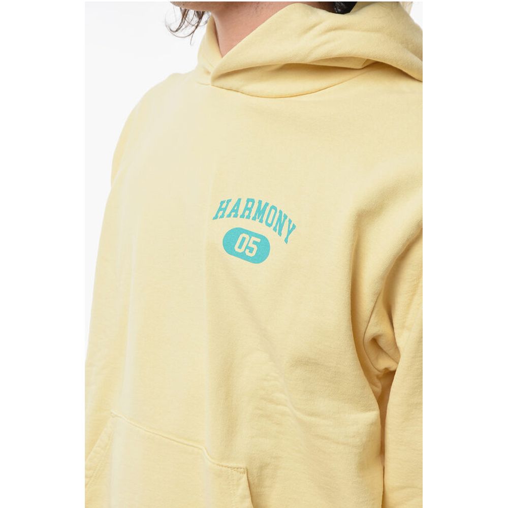 Harmony Logo Printed Brushed Cotton Hoodie - Image 3