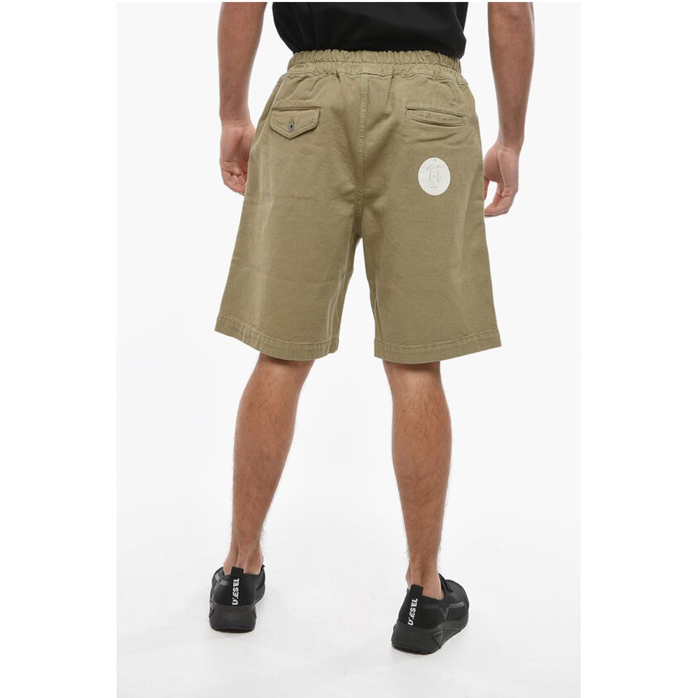 14 BROS Drawstring Waist Cotton Shorts - Image 2