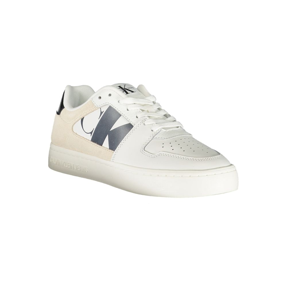 Calvin Klein White Polyester Sneaker - Image 2