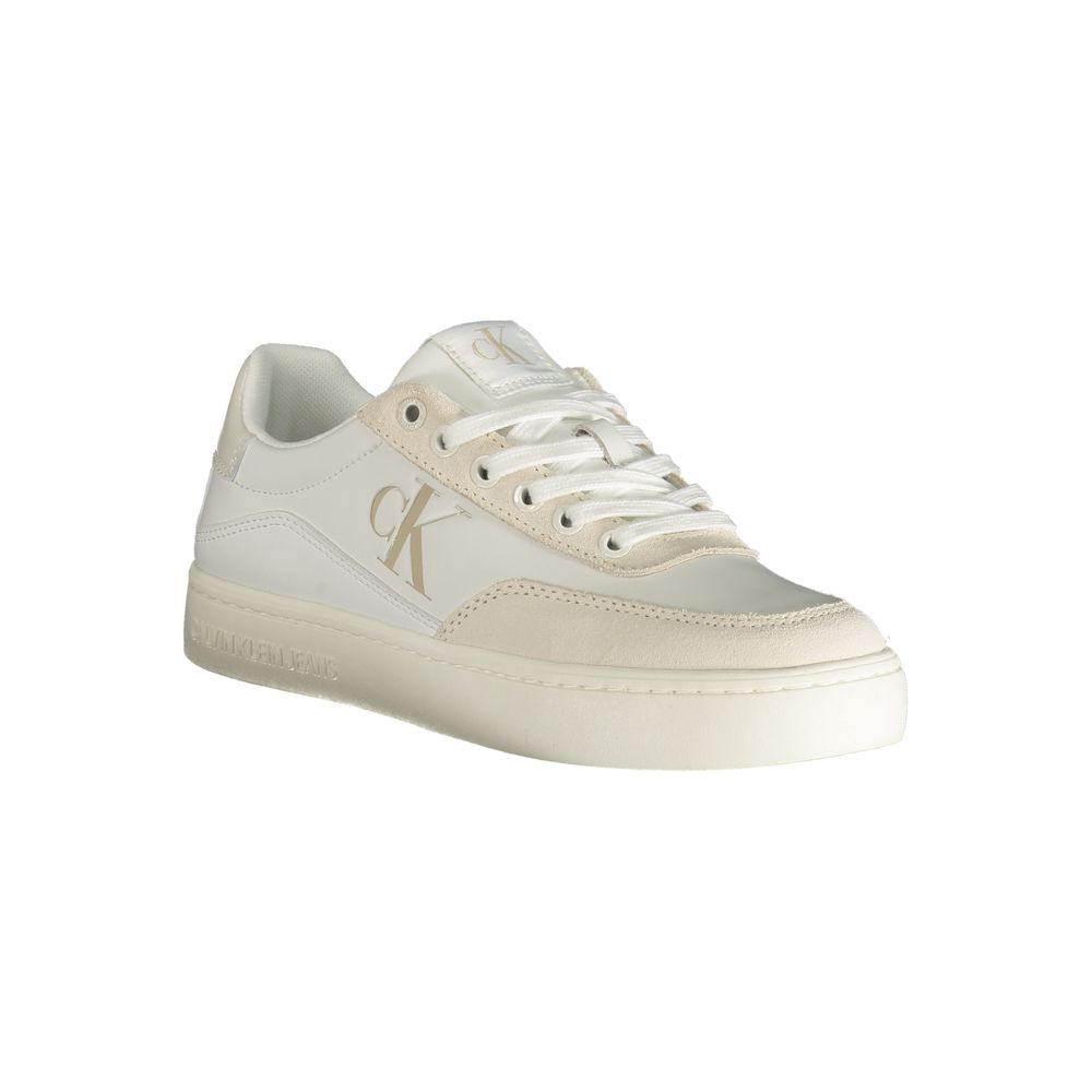 Calvin Klein White Polyester Sneaker - Image 2