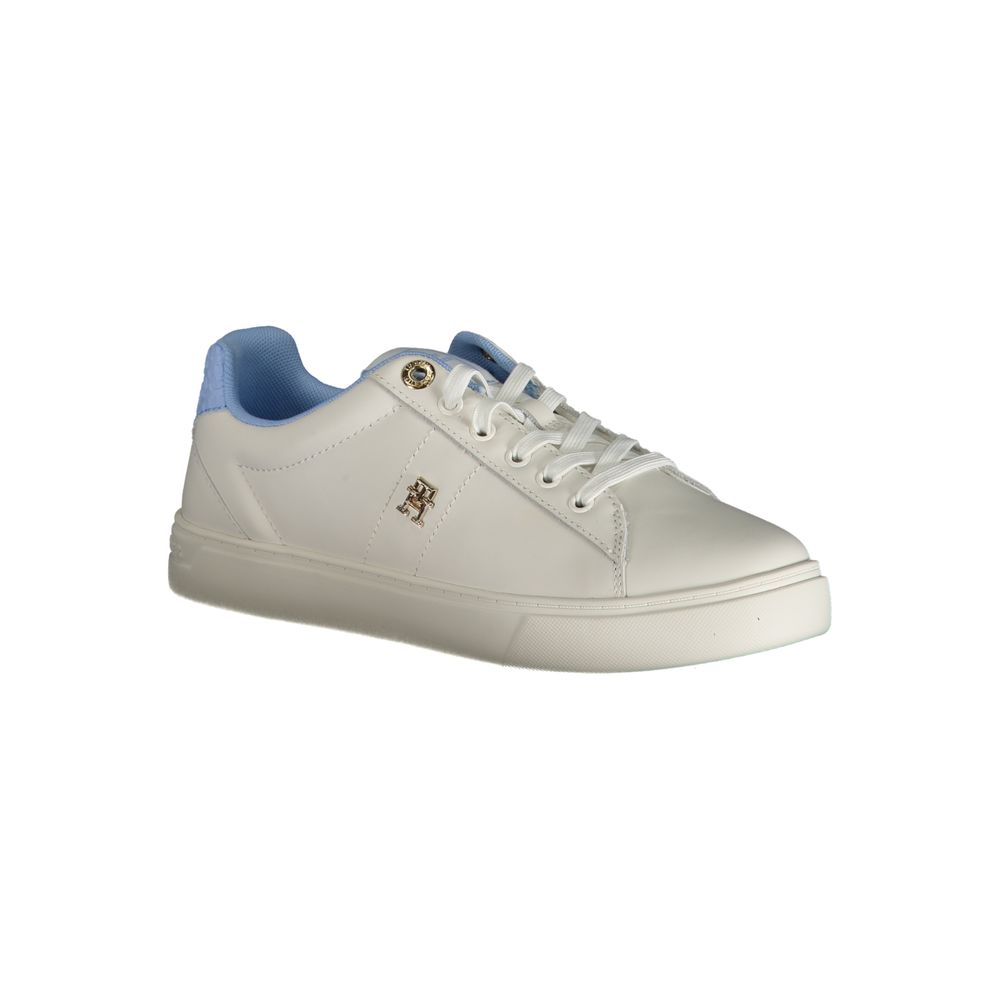 Tommy Hilfiger Light Blue Leather Women Sneaker - Image 2