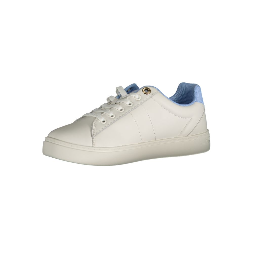Tommy Hilfiger Light Blue Leather Women Sneaker - Image 3