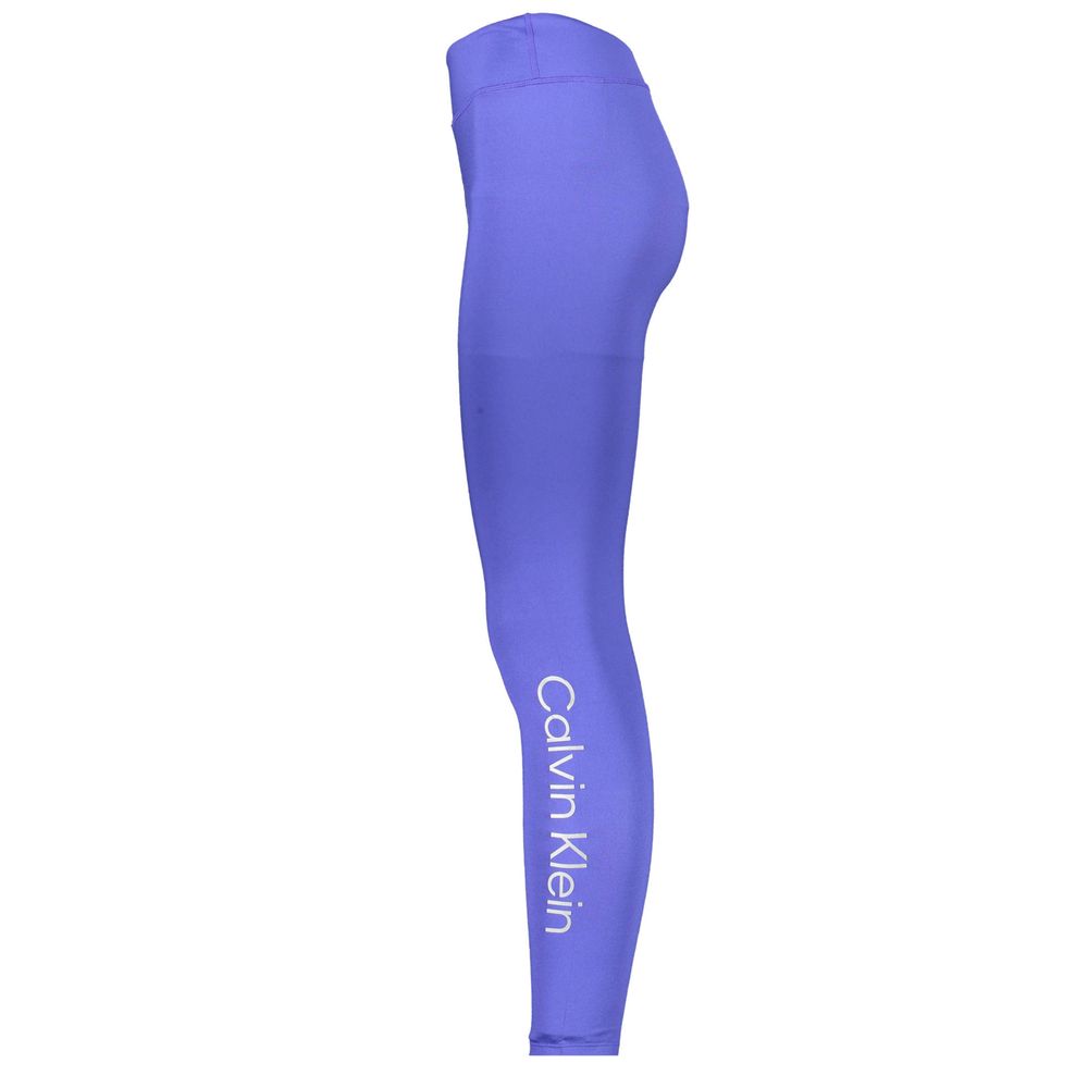 Calvin Klein Blu Poliestere Woman Legging - Image 3