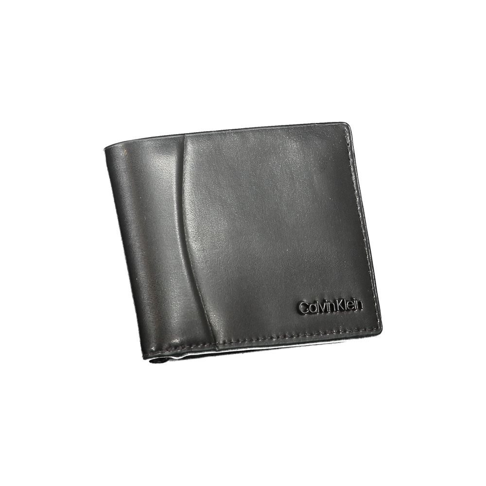 Calvin Klein Black Leather Wallet - Image 3