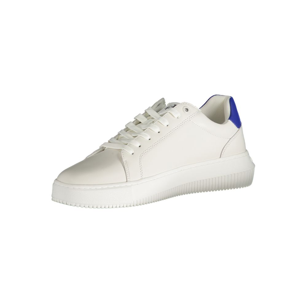 Calvin Klein White Polyester Sneaker - Image 3