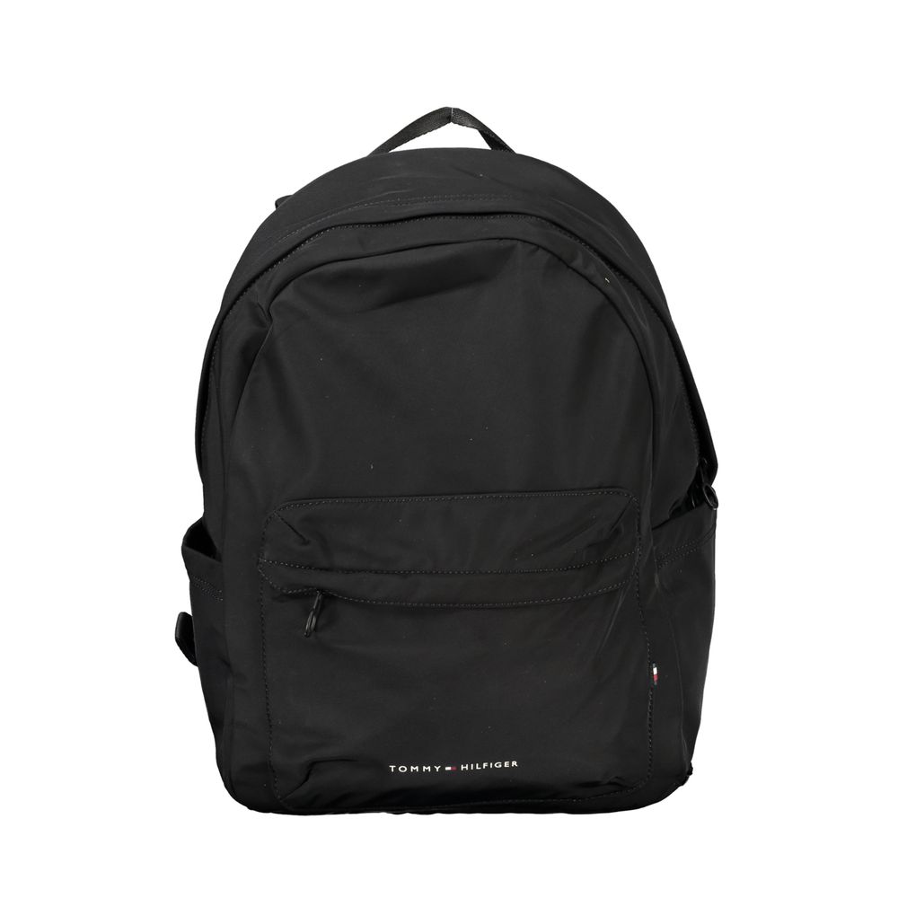 Tommy Hilfiger Black Polyester Men's Backpack
