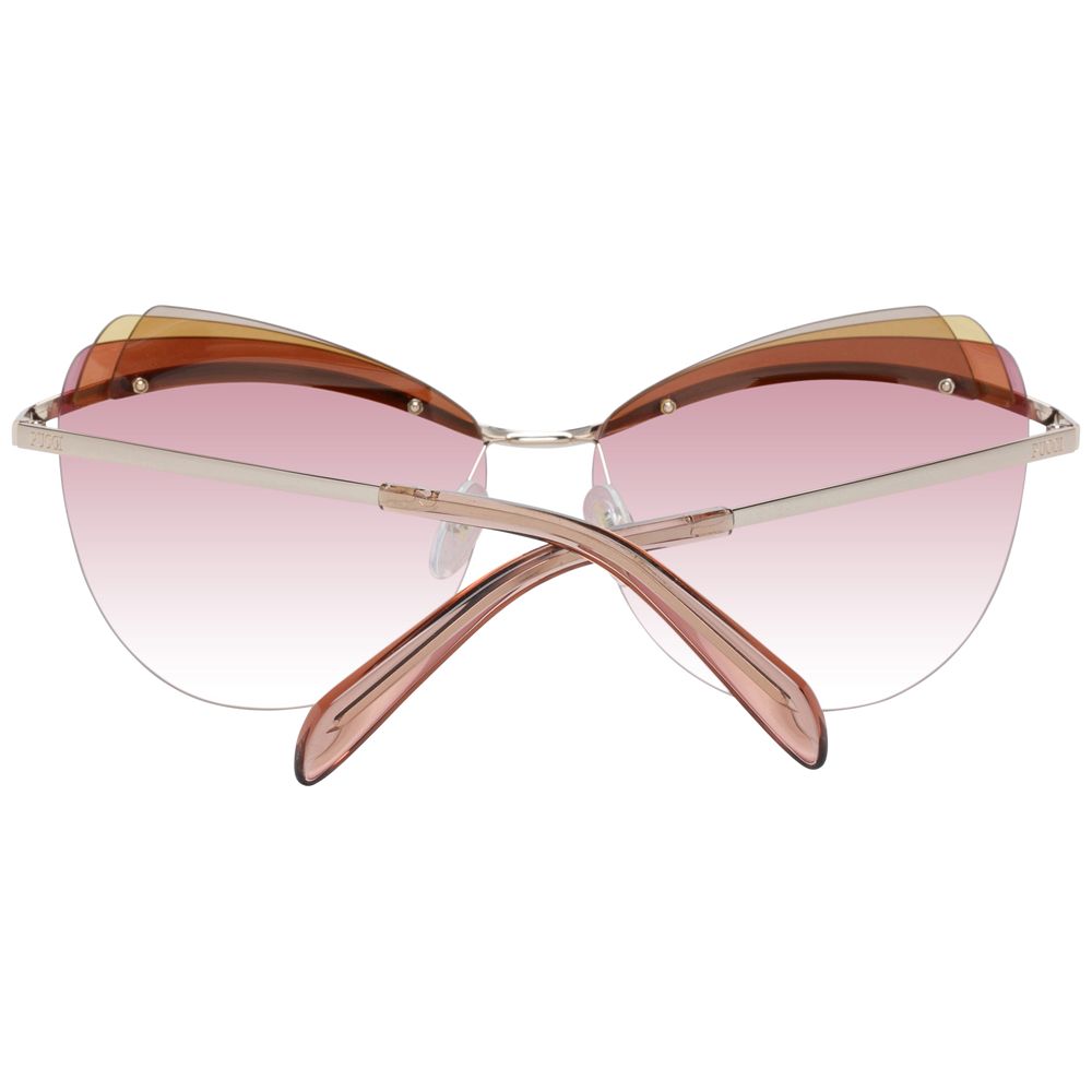 Emilio Pucci Gold Women Sunglasses - Image 3