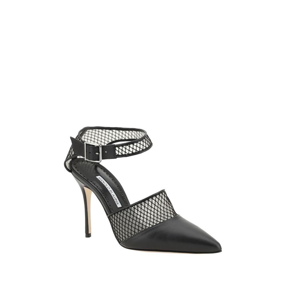 Manolo Blahnik Jatelah Nappa Pumps - Image 2