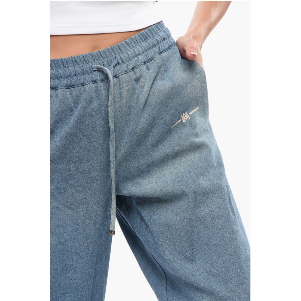 Amiri Lounge Fit Denim Pants With Drawstrings - Image 3