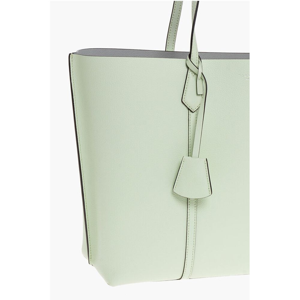 Tory Burch Textured Leather PERRY Tote Bag with 3 Compartments - Image 3