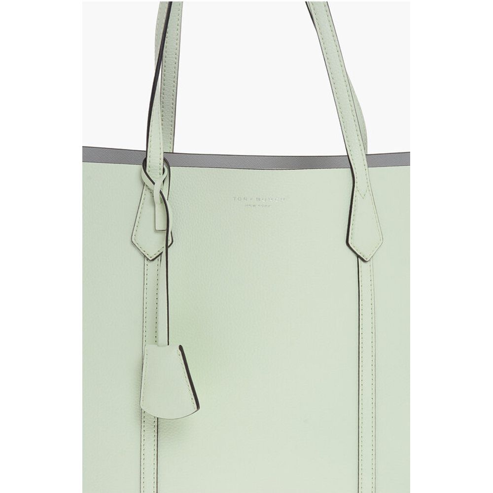 Tory Burch Textured Leather PERRY Tote Bag with 3 Compartments - Image 4