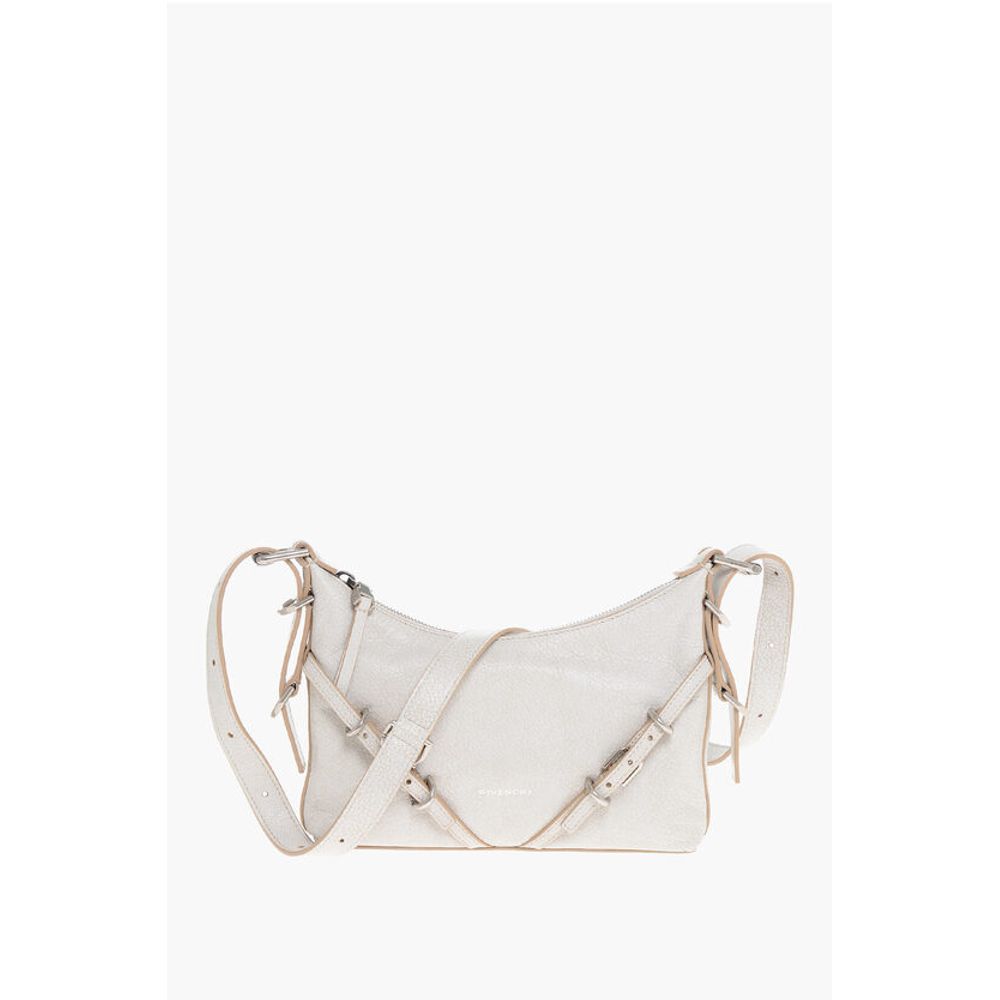 Givenchy Textured Leather VOYOU Shoulder Bag