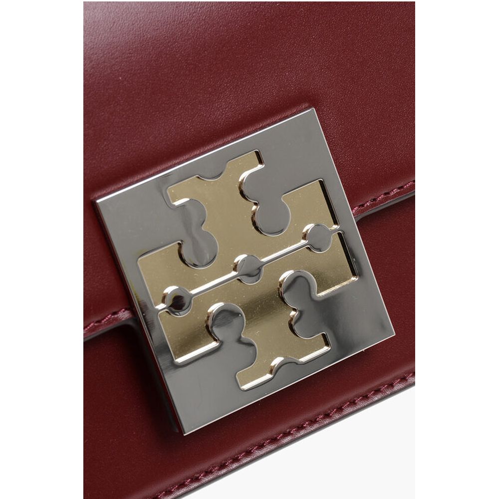 Tory Burch Leather COLORBLOCK Handbag with Logo - Image 4