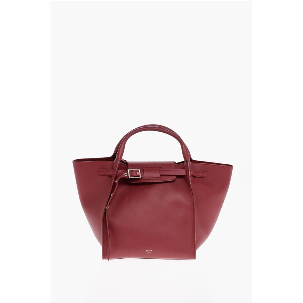 Celine Leather Tote Bag with Removable Shoulder Strap