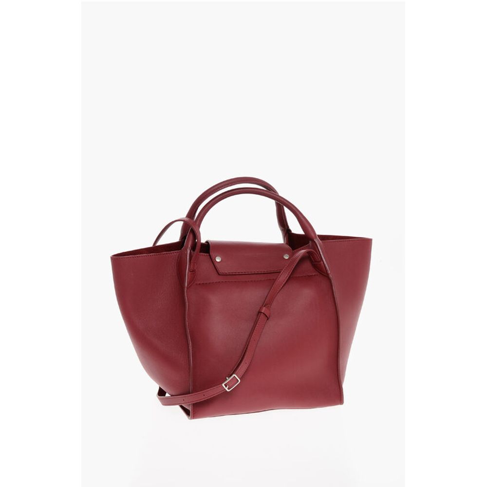 Celine Leather Tote Bag with Removable Shoulder Strap - Image 2