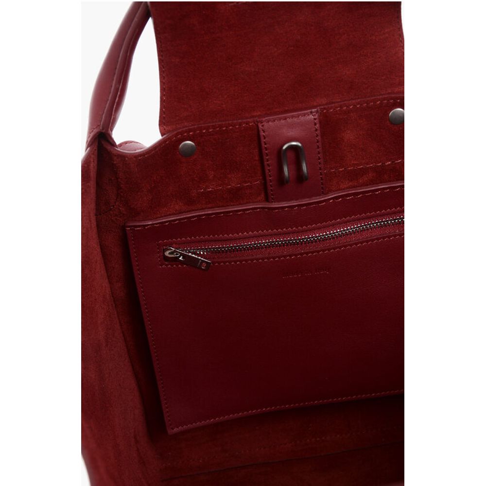 Celine Leather Tote Bag with Removable Shoulder Strap - Image 5