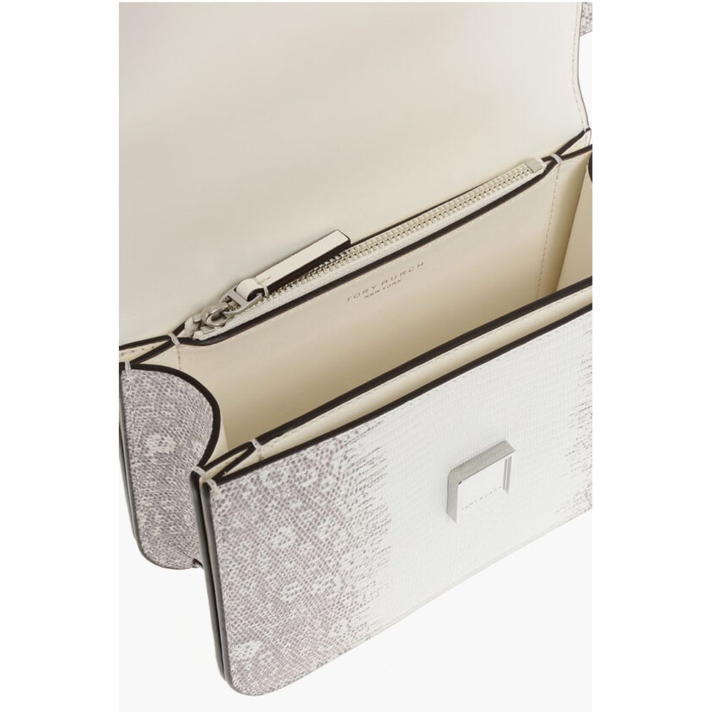 Tory Burch Lizard Effect ELEANOR Leather Shoulder Bag - Image 5