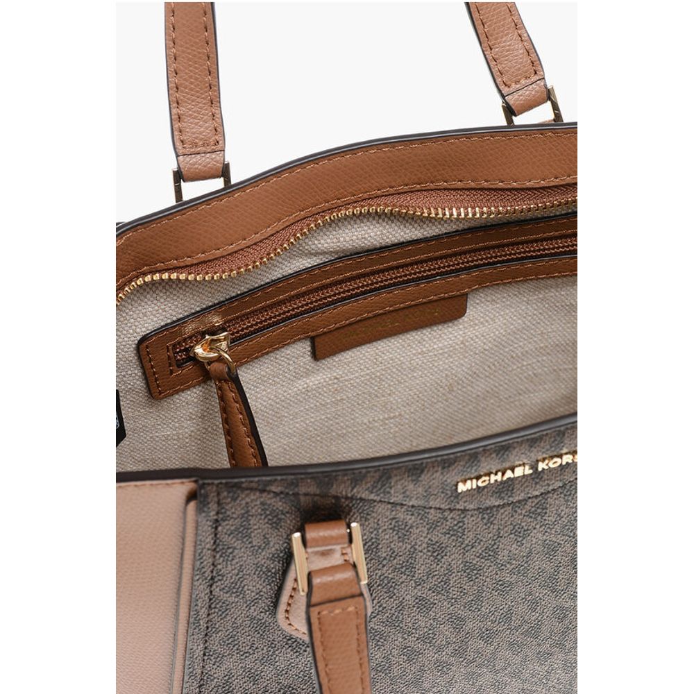 Michael Kors Monogram Eco-leather TARYN Tote Bag - Image 5