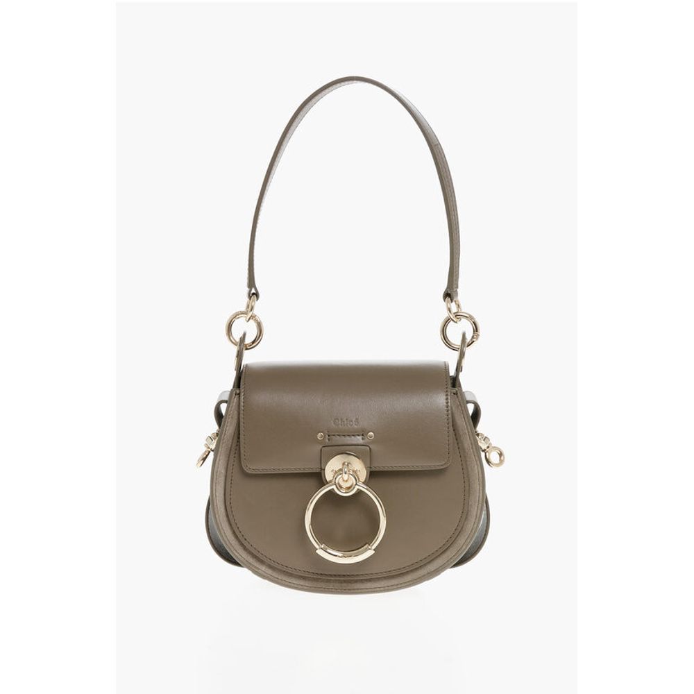 Chloé Leather TESS Shoulder Bag with Suede Detail