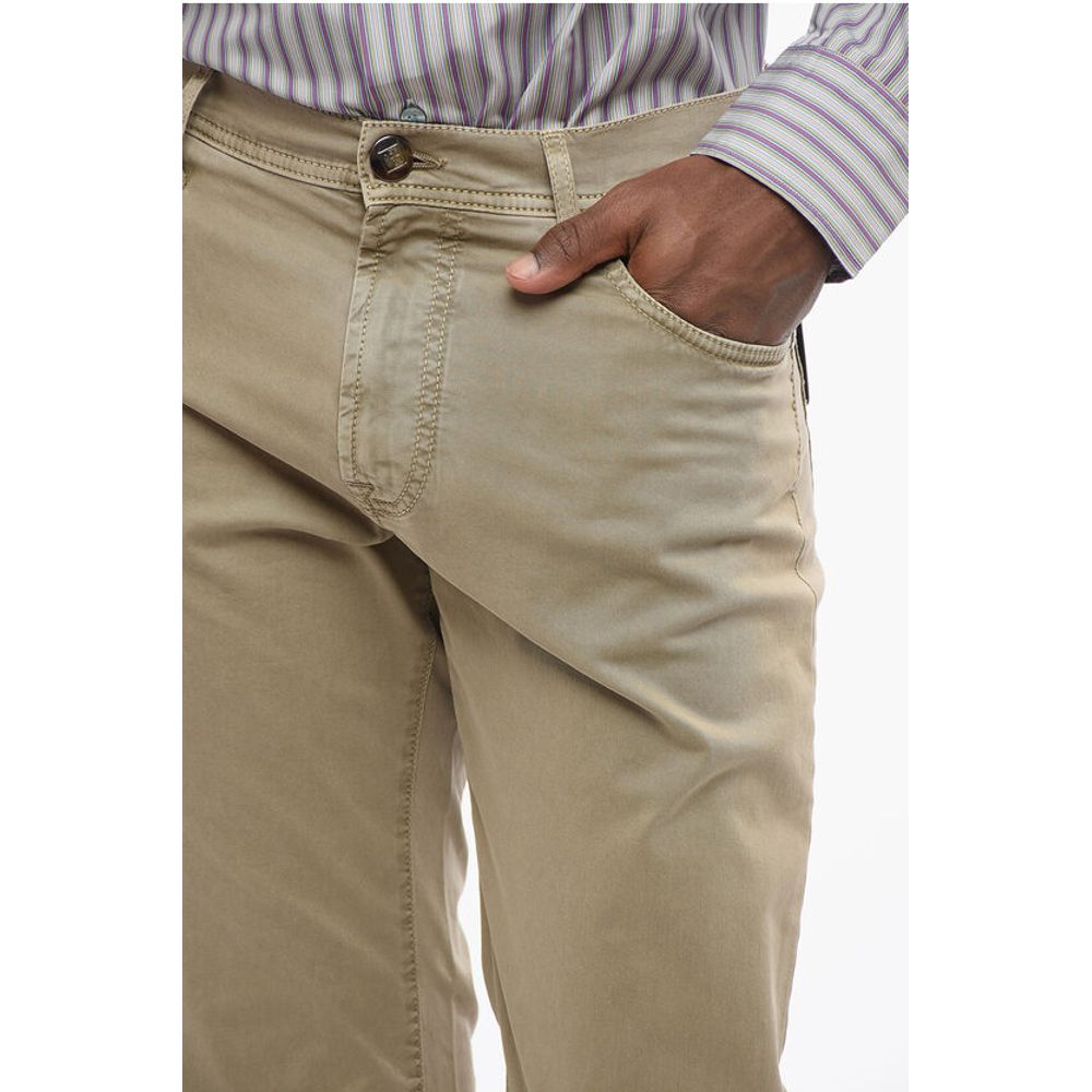 Corneliani ID LUXURY Straight Fit Denims with Embroidered Logo - Image 3