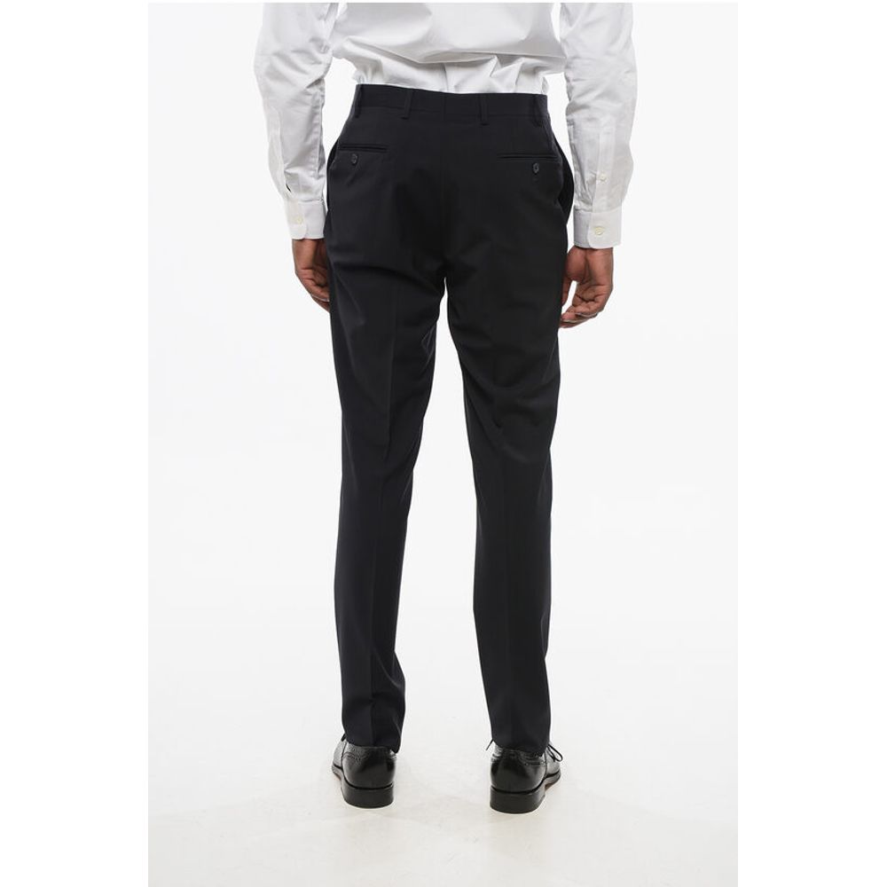 Corneliani Cool Wool Pants with Hidden Closure - Image 2