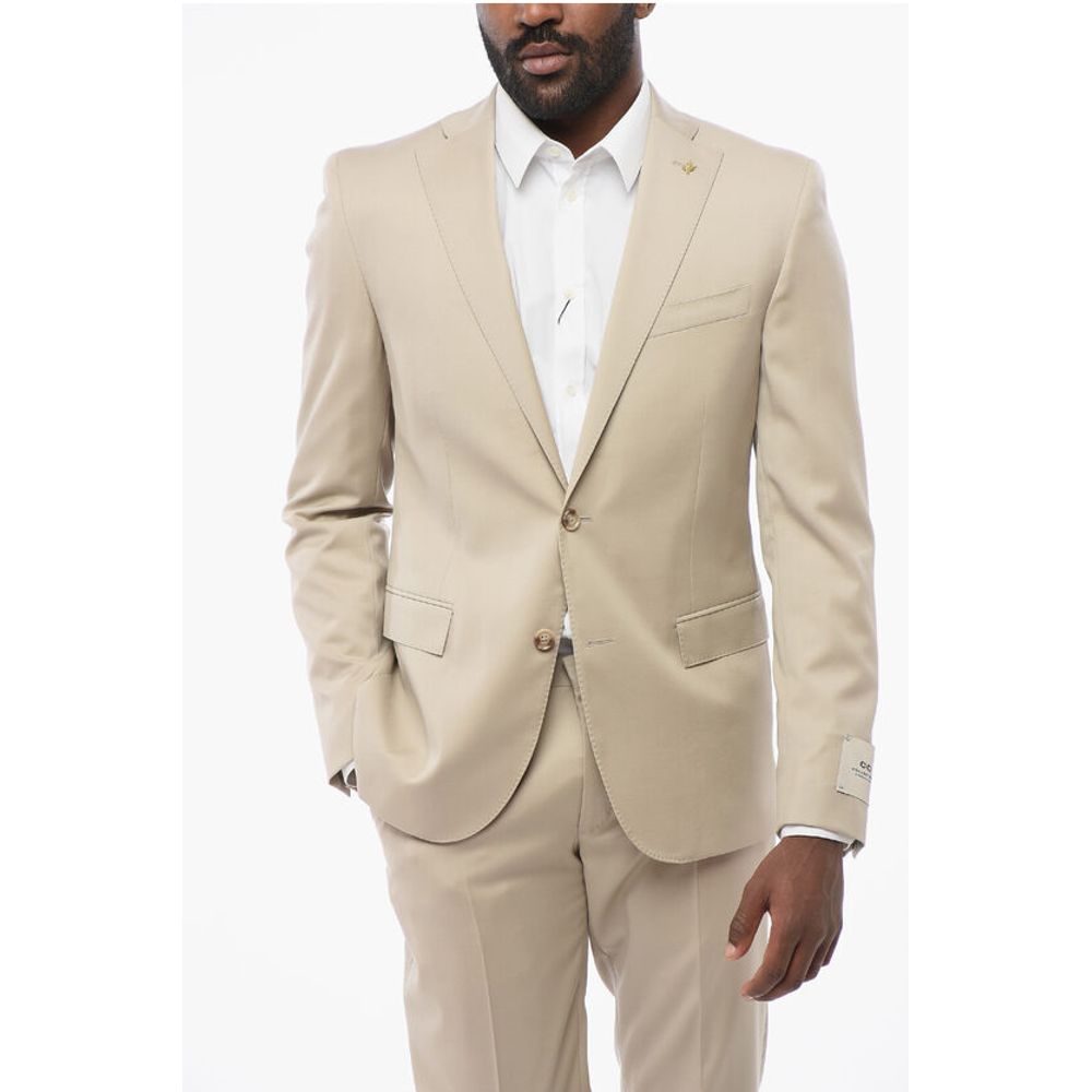 Corneliani CC OLLECTION Virgin Wool RESET Suit with Notch Lapel - Image 2