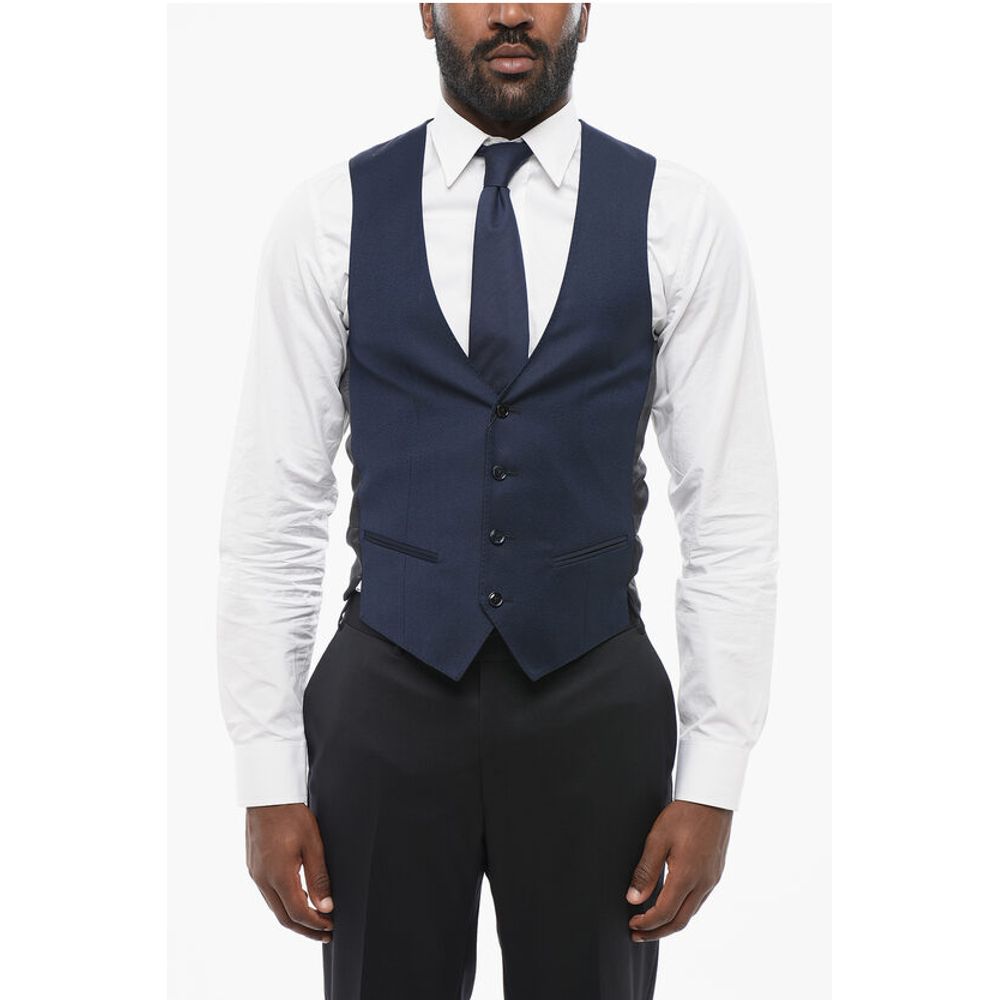 Corneliani CODE Wool 4 Buttons Vest