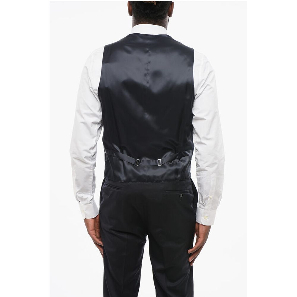 Corneliani CC COLLECTION Double Breasted REWARD Wool Vest - Image 2