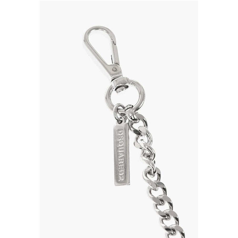 Dsquared² Silver-Tone Metal BE ICON Pant's Chain - Image 3
