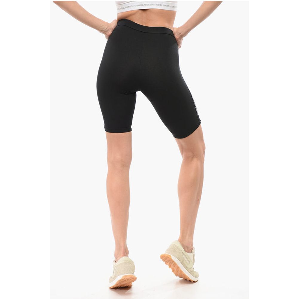 Dsquared² Underwear Biker Leggings with Logoed Bands - Image 2