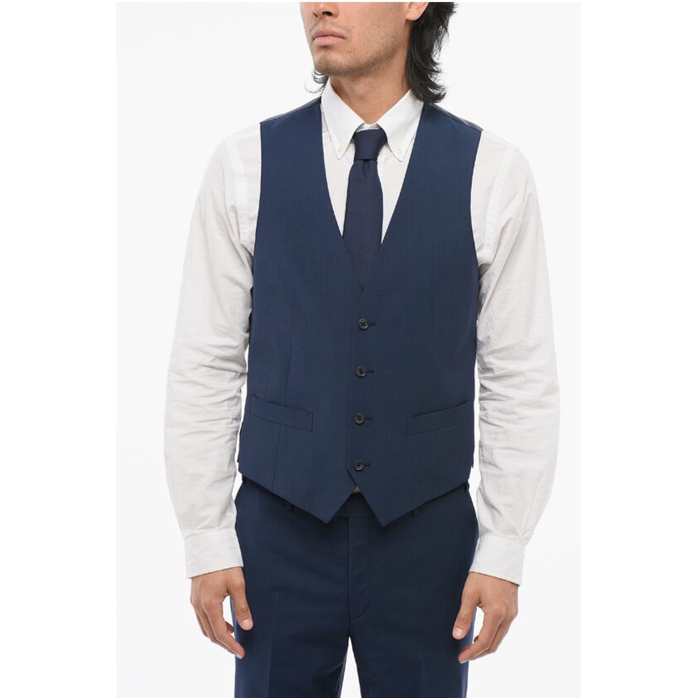Corneliani CC COLLECTION 3-Piece REFINED Suit with Peak Lapel - Image 7