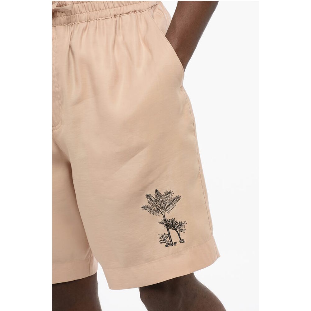 Armani EMPORIO Drawstringed PALM Shorts - Image 3