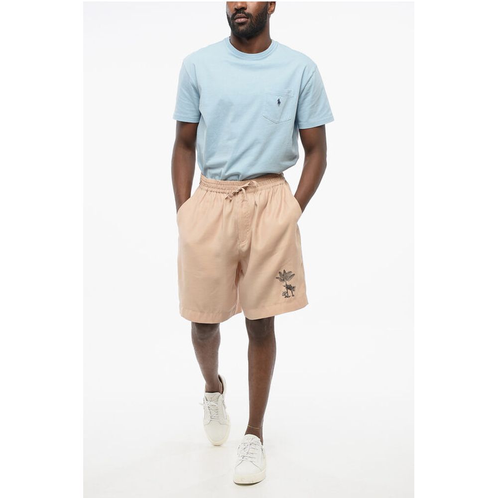 Armani EMPORIO Drawstringed PALM Shorts - Image 4