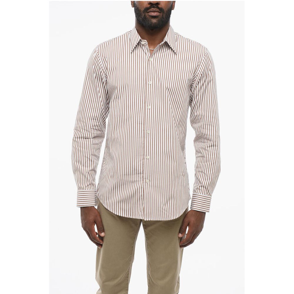 Dries Van Noten Awning Patterned Popeline Cotton Shirt
