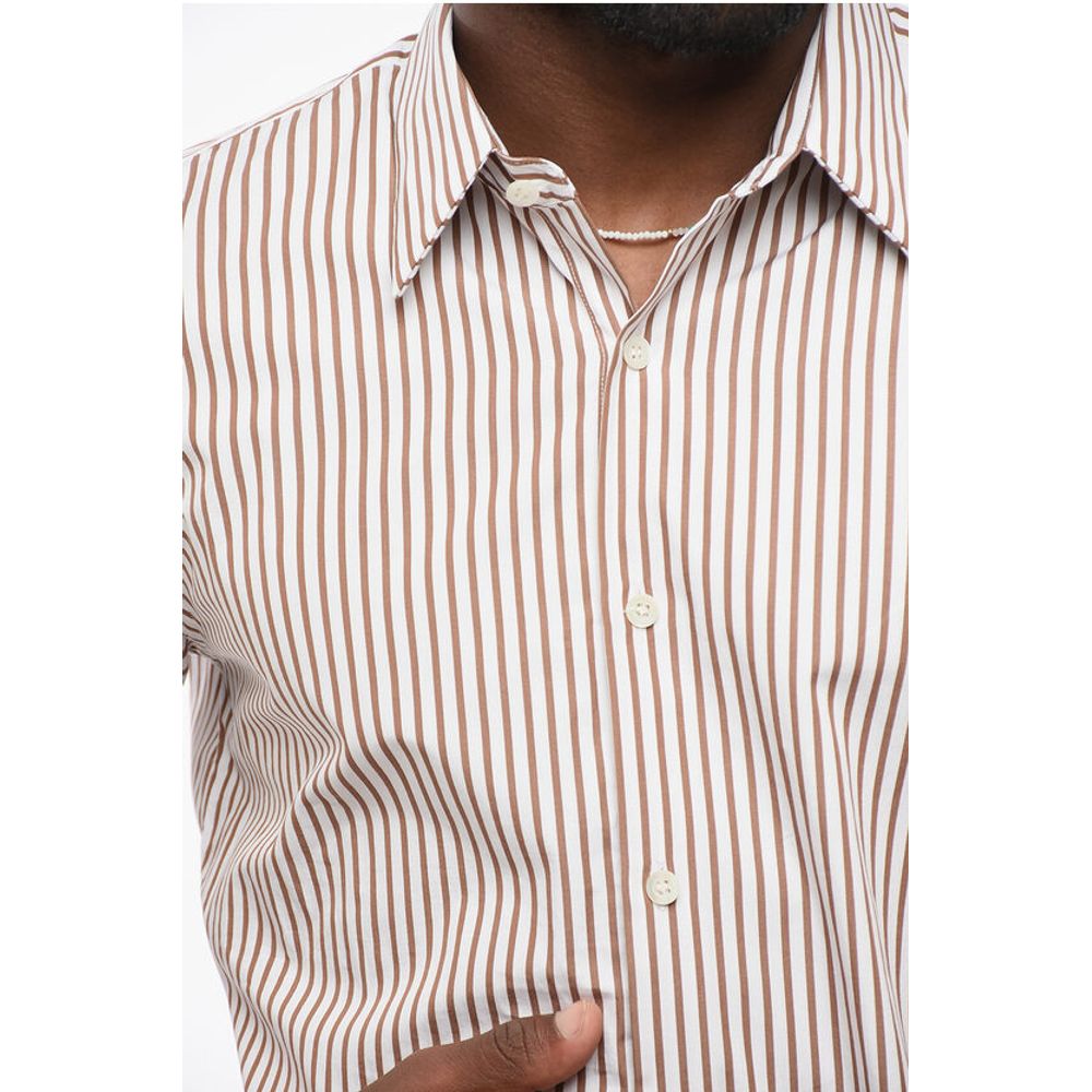 Dries Van Noten Awning Patterned Popeline Cotton Shirt - Image 3