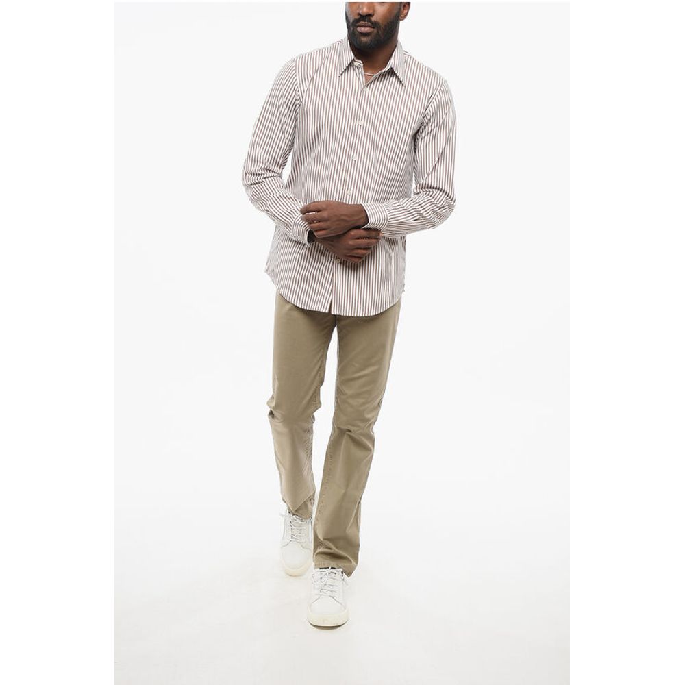 Dries Van Noten Awning Patterned Popeline Cotton Shirt - Image 4