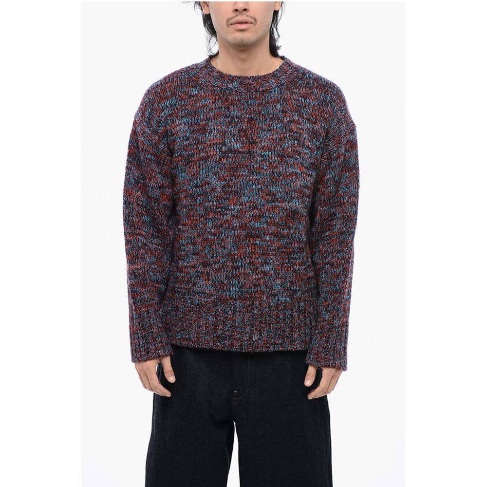 Jil Sander Crewneck Wool CHUNKY Melange Sweater