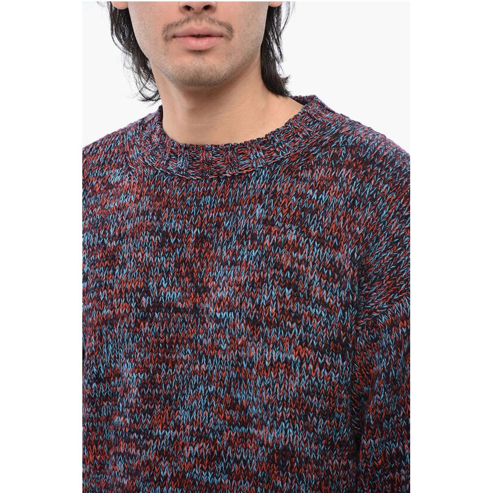 Jil Sander Crewneck Wool CHUNKY Melange Sweater - Image 3