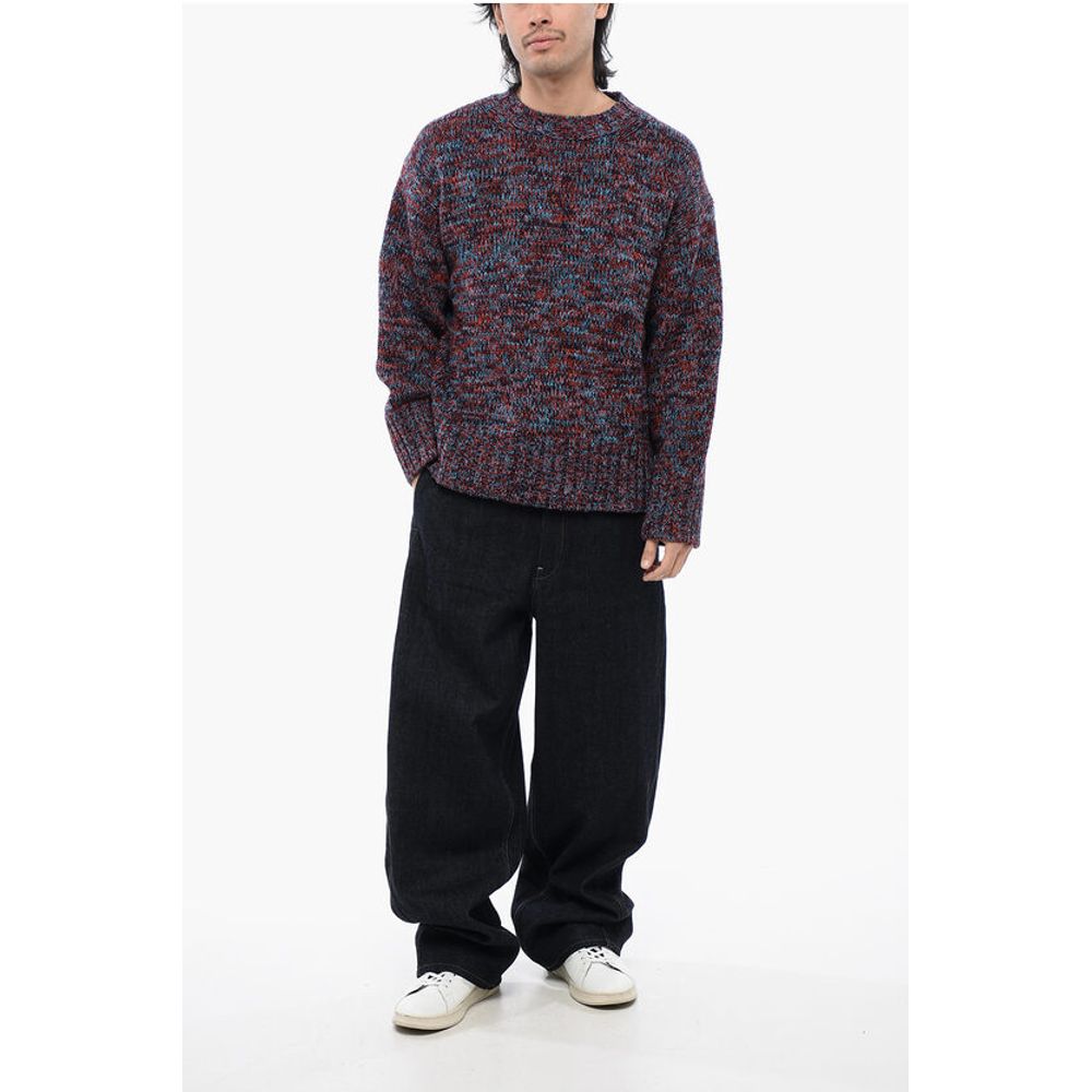 Jil Sander Crewneck Wool CHUNKY Melange Sweater - Image 4