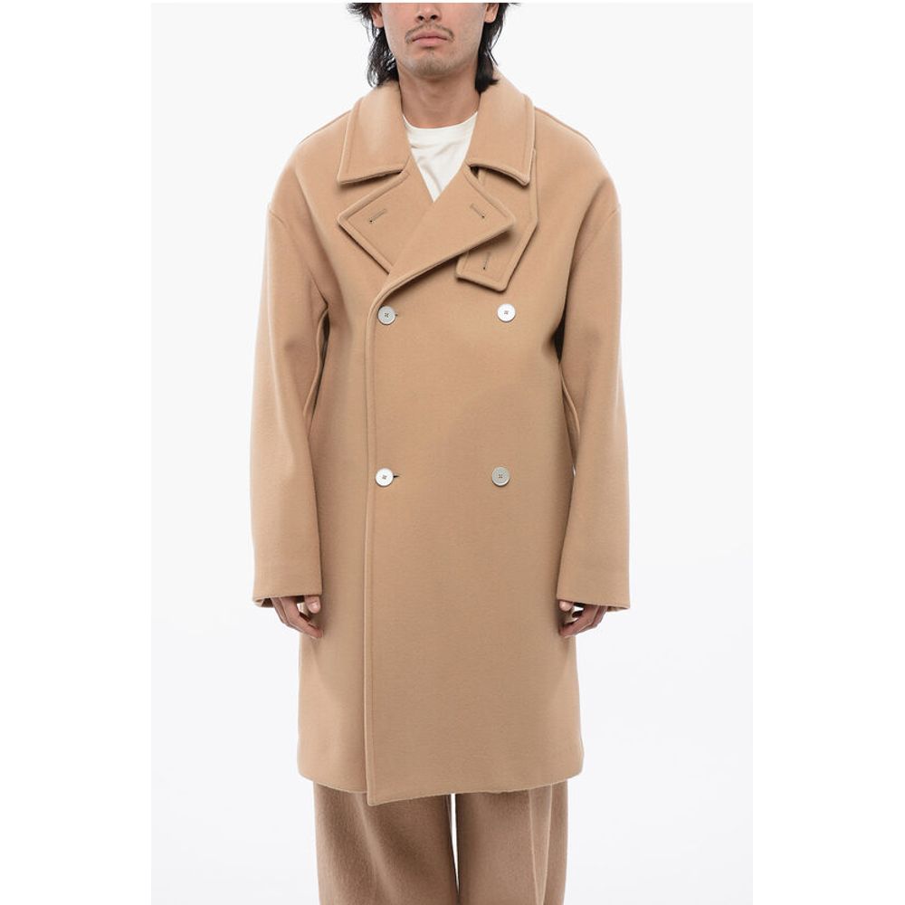 Jil Sander Wool Double Breasted Coat
